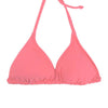 M&M Women Bikini Top Micro Bikini Samll Push Up Ruched String Solid Swimwear Beach Sexy Swimsuit Sporty Girls Beach Wear T606