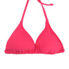 M&M Women Bikini Top Micro Bikini Samll Push Up Ruched String Solid Swimwear Beach Sexy Swimsuit Sporty Girls Beach Wear T606