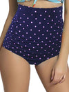 ITFABS Women Retro Floral High Waist Bikini Bottoms Swimwear Swimming Trunks Thongs Beachwear