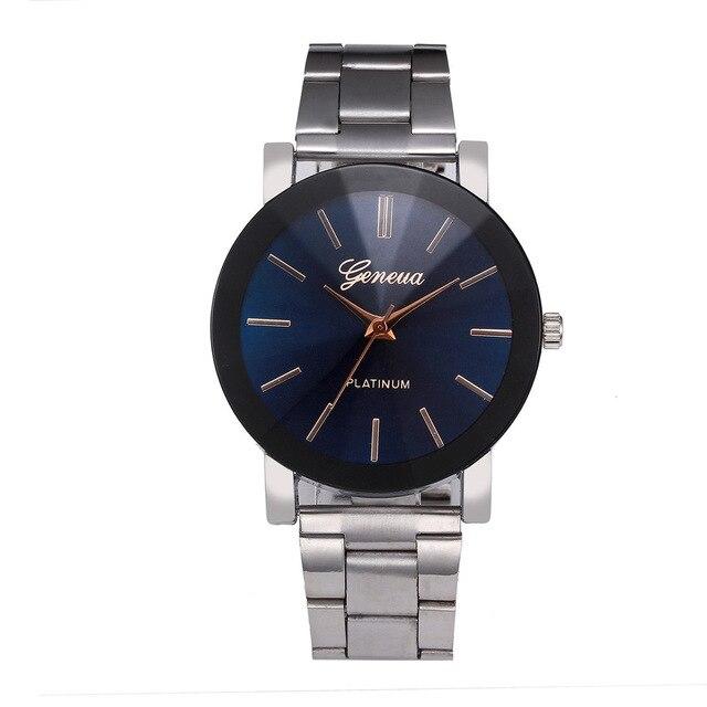 2017 New Woman Watches Brand Stainless Steel Diamond Dress Women Crystal Quartz Men Watch Wristwatch Elegant Lady Clock #20