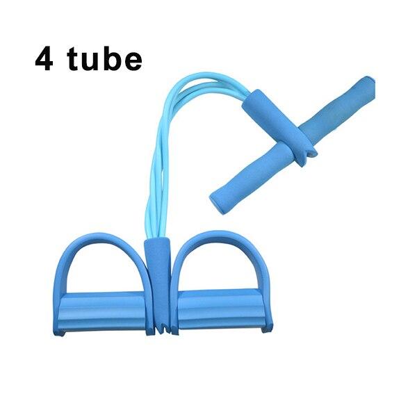 Pedal Resistance Band Fitness Rope Tube Elastic Exercise Equipment for Yoga Pilates Workout Latex Tube Pull Rope new arrival