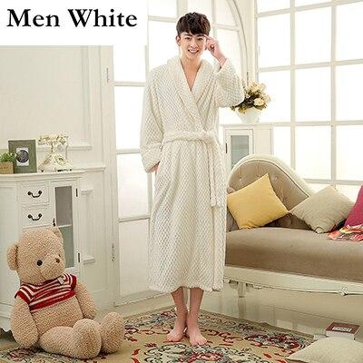Women Winter Thermal Long Bathrobe Lovers Thick Warm Coral Fleece Kimono Bath Robe Plus Size Nightgowns Bridesmaid Dressing Gown