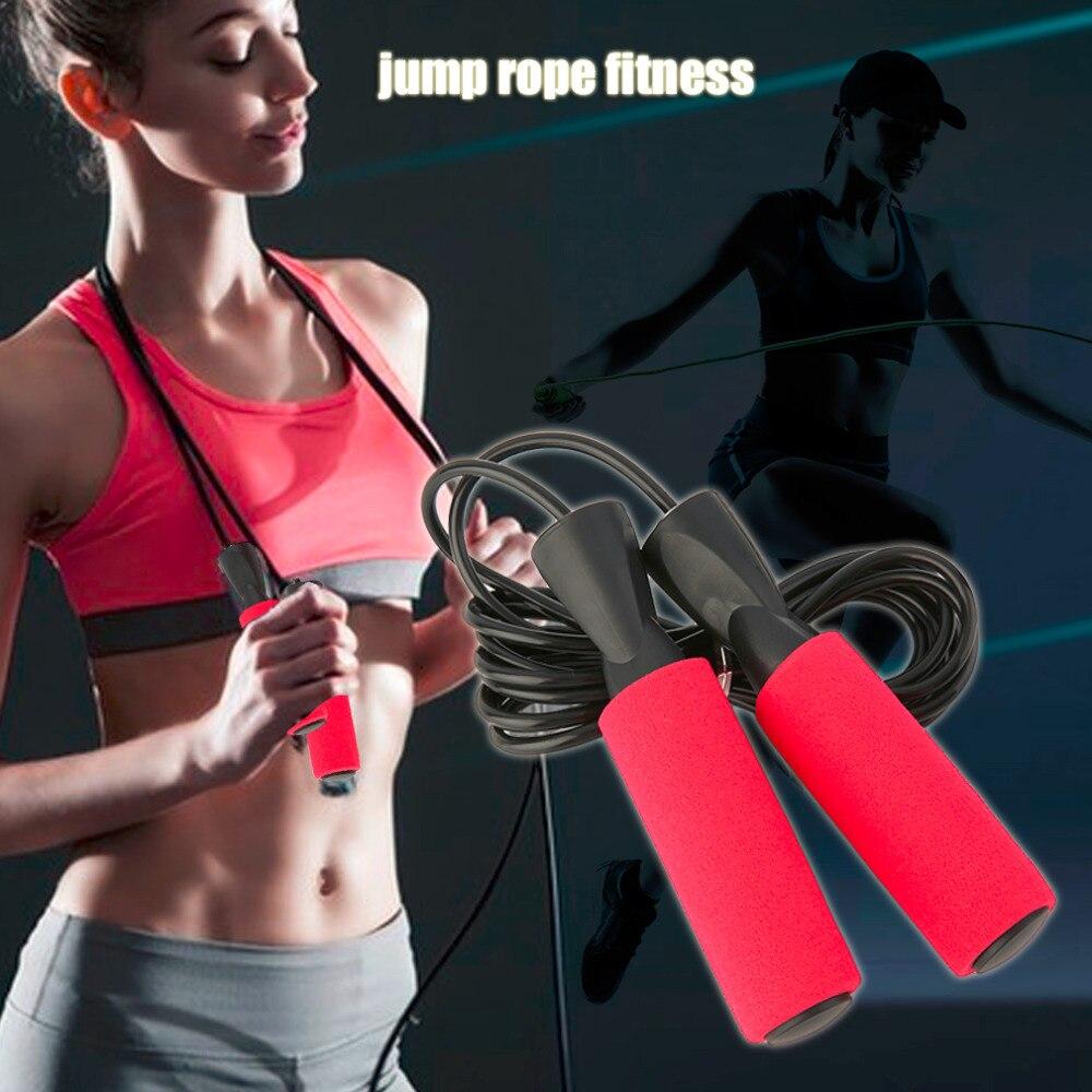 2.5M Skipping Jump Speed Rope For Training Sports Workout Exercise Fitness Boxing Lose Weight Calorie Black 7 Color Wholesale