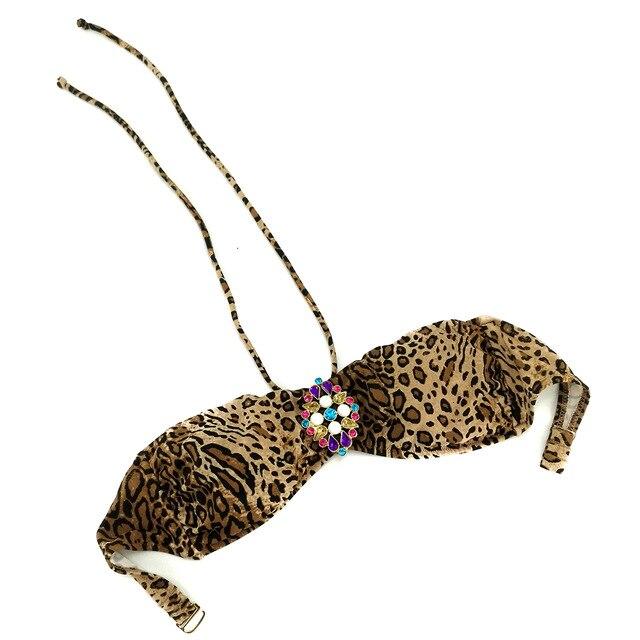 Mixer Bikini TOPS for Women Swimwear Top Designer For Secret Diamond Leopard Bathing suits Sexy swimming biquini UP