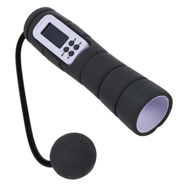 Adjustable Digital Calorie Counting LCD Jump Speed Rope Weighted Fitness Boxing