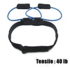 Fitness Women Booty Butt Band Resistance Bands Adjustable Waist Belt Pedal Exerciser for Glutes Muscle Workout Free Bag