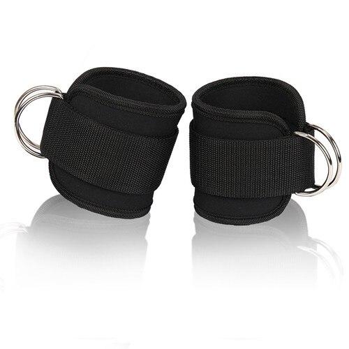 1 Pair Ankle Cuffs D-ring Ankle Strap for Cable Machines and Resistance Bands  for Weight Lifting Leg Gym Stretch Workout