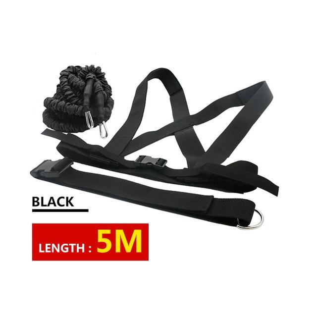Double resistance band training pull rope stretch rope track and field track and field running explosive force jumping