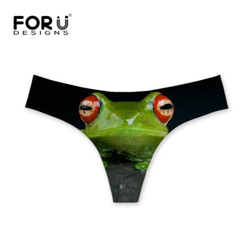 FORUDESIGNS Thong Swimsuit Bikini Bottoms Animal Cool Tiger Design Tankini Swimsuits Swimwear Womens Swimming Short Shorts Women