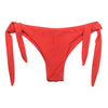 2018 Sexy Solid Thong Swim String Bikini Brazilian Cut Swimwear Women Bottom Adjustable Briefs Swimsuit Panties Underwear