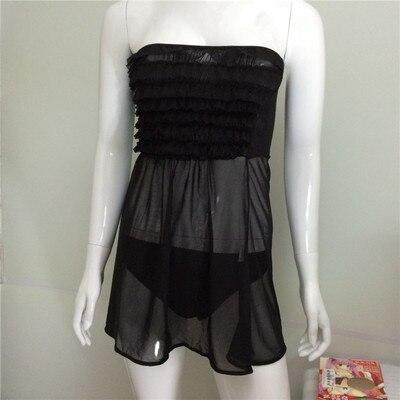 Men's dress sexy sexy lingerie sleep skirt elastic soft yarn pajamas skirt with sexy men's briefs