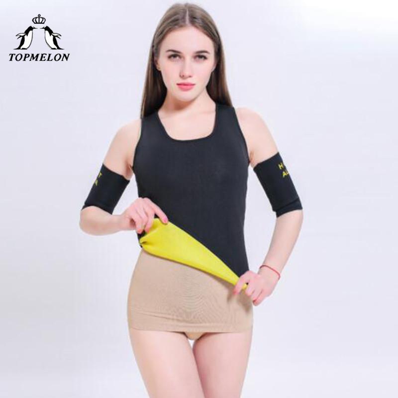 TOPMELON Belly Slimming Sheath Waist Trainer Shapewear Modeling Strap Corset Sauna Tops Sweat Sleeveless Solid Body Shaper Vest
