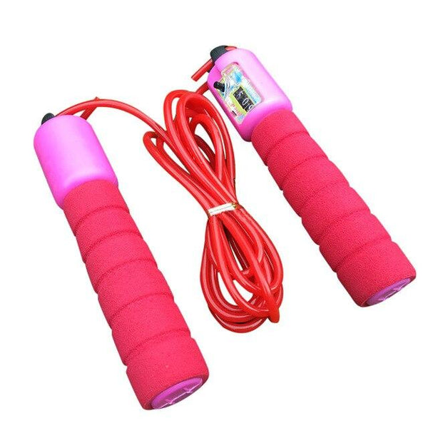 Hot sale Kids Children Jump Rope Skipping Skip Rope Adjustable Length Automatic Counting Fitness Weight Loss Exercise Gifts 2.4m