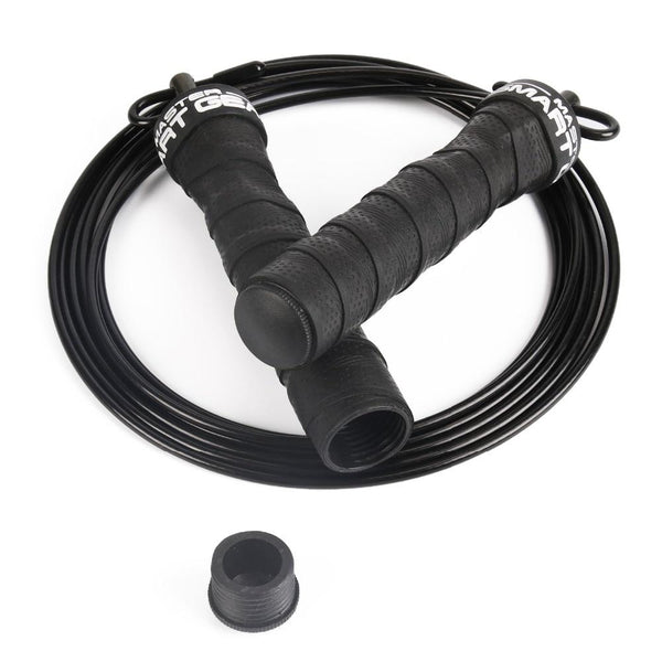 MSG Ball Bearings Weighted Speed Skipping Rope Jump Rope for WOD, MMA, Workout Boxing Strength Training