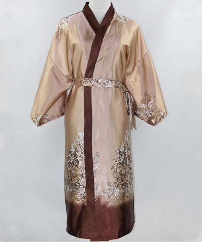 New Arrival Novelty Male Silk Long Robe Chinese Men Rayon Nightgown Kimono Bath Gown Unisex Casual Sleepwear One Size NM025