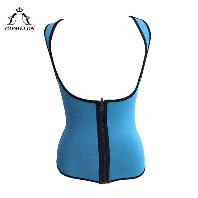 TOPMELON Latex Waist Trainer Modeling Strap Belly Slimming Sheath Body Shaper Shapewear Slimming Belt Zipper Work Out Corset