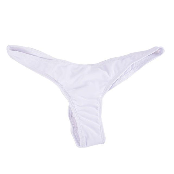 Vertvie Women Bikini Bottom Two-piece Separates Summer Beach Bathing Suits Swimwear Swim Shorts Female Briefs Cut Out Thong