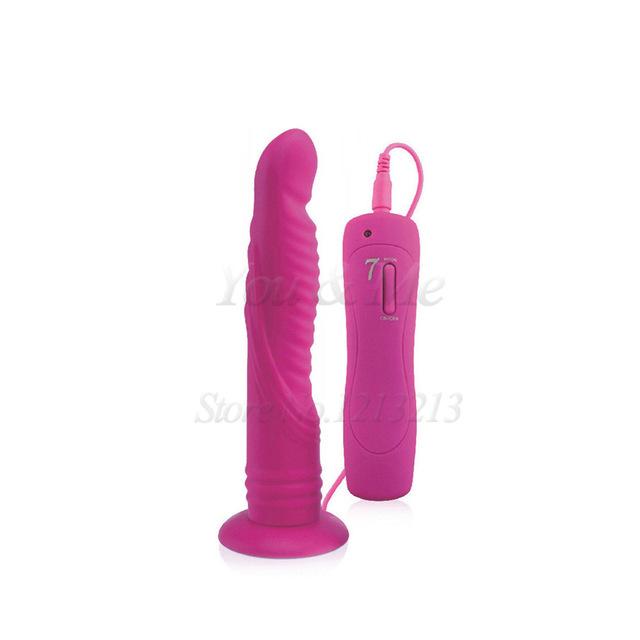 7 Speeds Realistic Big Dildo Vibrator for Women Silicone Strap on Huge Dildo Suction Cup Anal Vibrators Butt Plug Adult Sex Toys