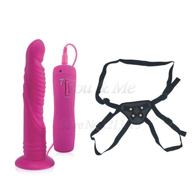 7 Speeds Realistic Big Dildo Vibrator for Women Silicone Strap on Huge Dildo Suction Cup Anal Vibrators Butt Plug Adult Sex Toys