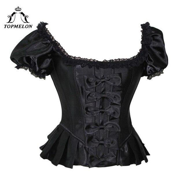 TOPMELON Steampunk Corset Women Corselet Sexy Corset Bustier Gothic Retro Plaid Lace Up Shows Party Cosplay Corset Tops