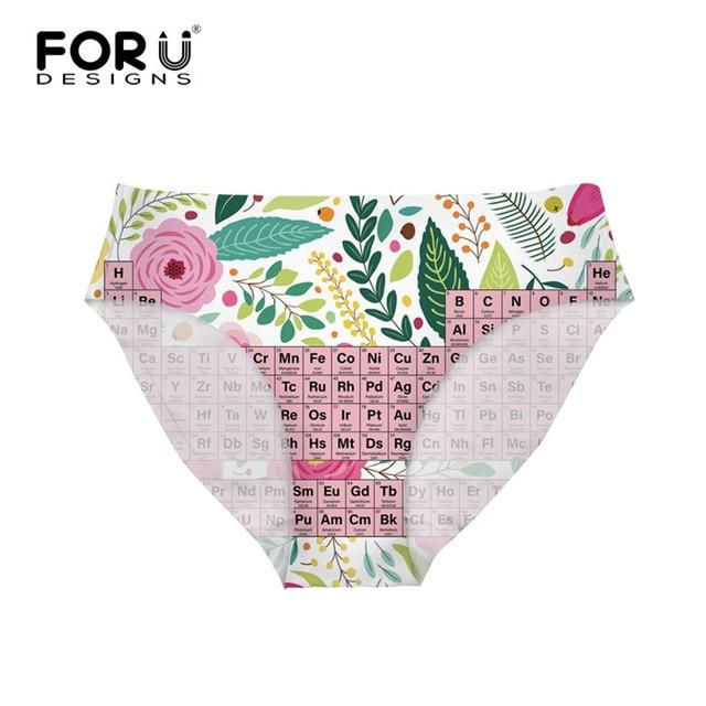 FORUDESIGNS Women Swimming Trunks Brazilian Bikini Bottom Cute Alphabet Print Thong Swimsuit Swimwear Separate Tankini Swimsuits