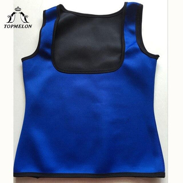 TOPMELON Waist Trainer Slim Shapewear Neoprene Modeling Strap Corset Tops Belly Slimming Sheath Sweat Body Shaper Sauna Suit