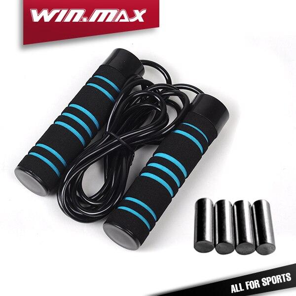 WINMAX 2018 New Speed Jump Rope for Cardio Strength & Agility Training - Adjustable & Removable Weight - Weighted Jump Rope