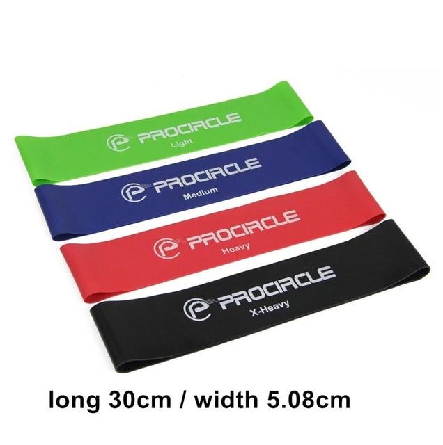 Procircle Exercise Resistance Bands Set 11 Levels elastic loop band for fitness Pilates workout Yoga Strength Training