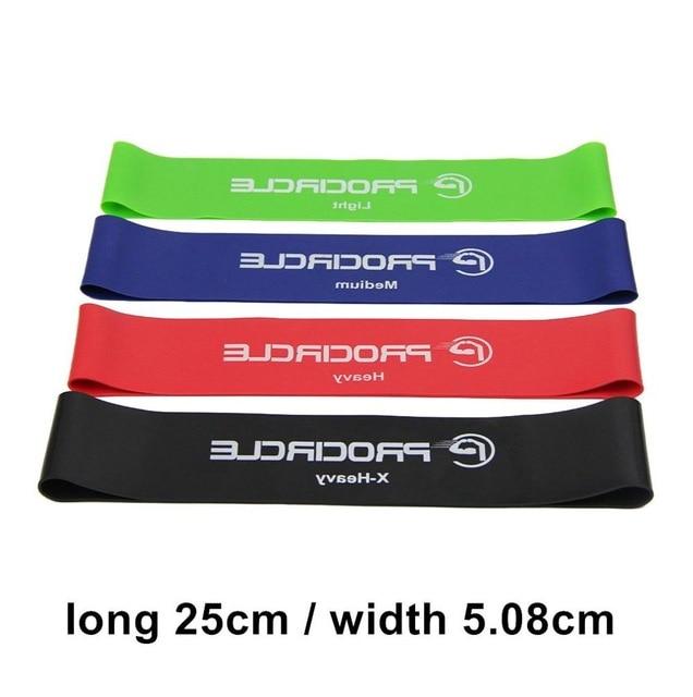 Procircle Exercise Resistance Bands Set 11 Levels elastic loop band for fitness Pilates workout Yoga Strength Training