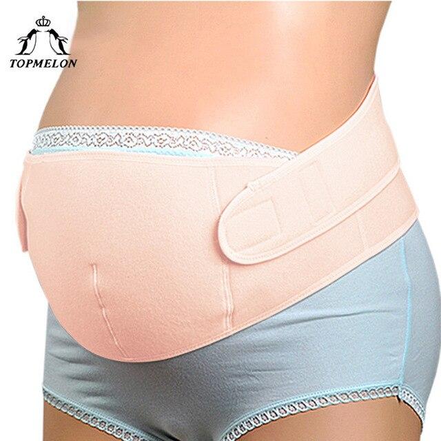 TOPMELON Waist Trainer Pregnant Belt Belly Band Back Support Belt Abdominal Binder Modeling Strap Shapewear Maternity Belt