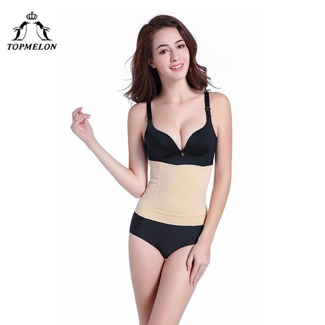 TOPMELON Slimming Belt Waist Trainer Modeling Strap Body Shaper Shapewear Belly Slimming Sheath Steel Boned Underbust Corset