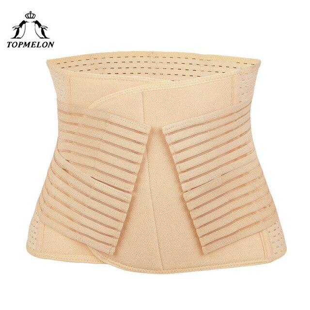 TOPMELON Slimming Belt Waist Trainer Shapewear Modeling Strap Body Shaper Belly Slimming Sheath Postpartum Underbust Corset