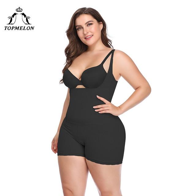 TOPMELON Spandex Shaper Wear for Women Firm Control Underbust Corset Stomach Slimming Belt New Slimming Underwear S-6XL