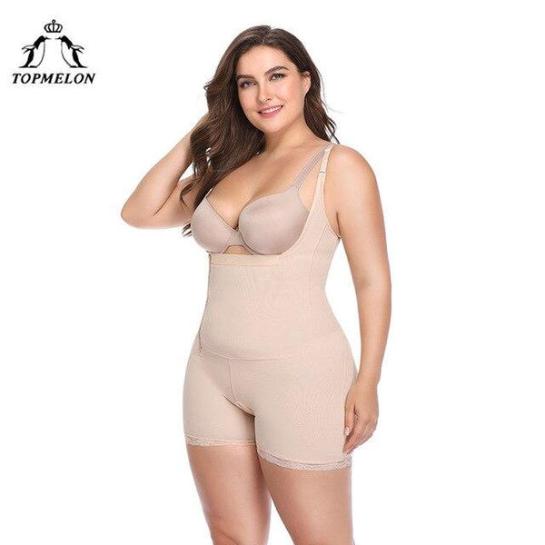 TOPMELON Spandex Shaper Wear for Women Firm Control Underbust Corset Stomach Slimming Belt New Slimming Underwear S-6XL