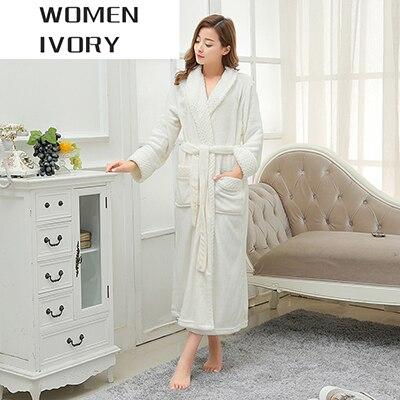 New Arrival Silk Soft Flannel Long Kimono Bath Robe Men Waffle Winter Bathrobe Mens Robes Dressing Gown Nightgowns for Male