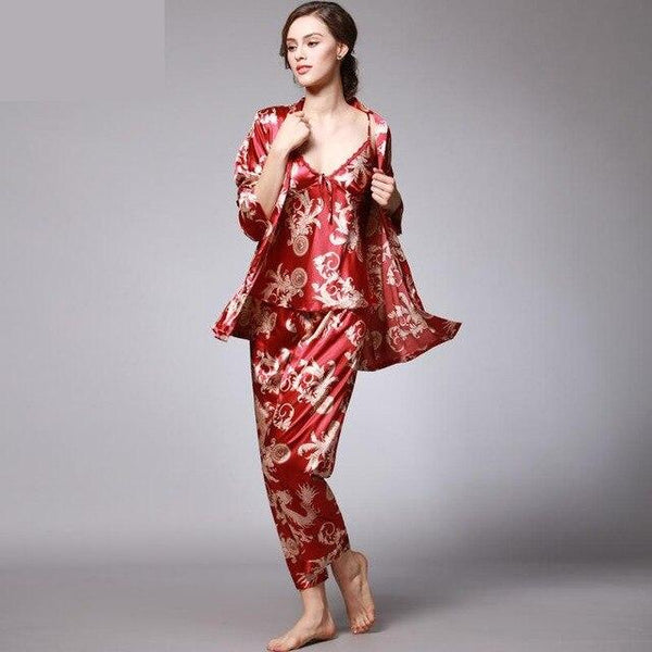 Paisley Silk Satin Robe Men's Bathrobe Nightgown Male Kimono Dressing Gown Bathrobe Women Sleepwear Couple Pajamas Sets