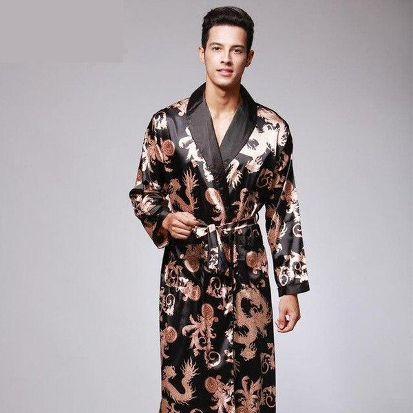 Paisley Silk Satin Robe Men's Bathrobe Nightgown Male Kimono Dressing Gown Bathrobe Women Sleepwear Couple Pajamas Sets