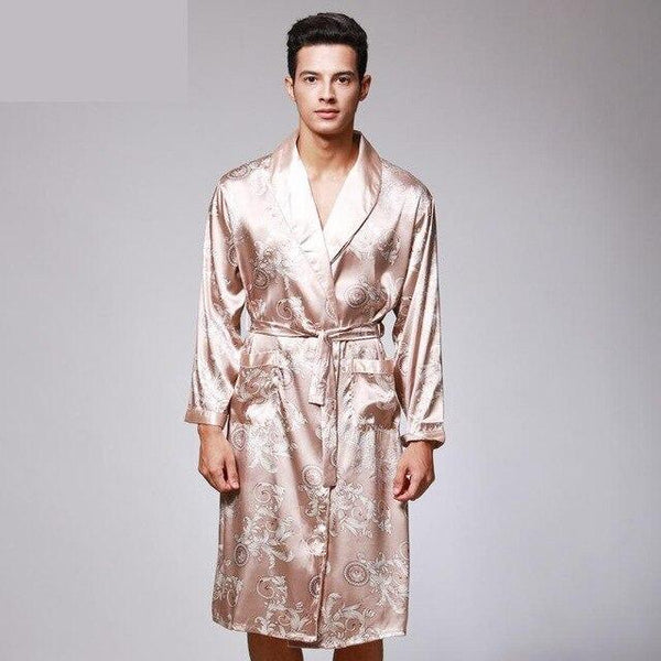 Paisley Silk Satin Robe Men's Bathrobe Nightgown Male Kimono Dressing Gown Bathrobe Women Sleepwear Couple Pajamas Sets
