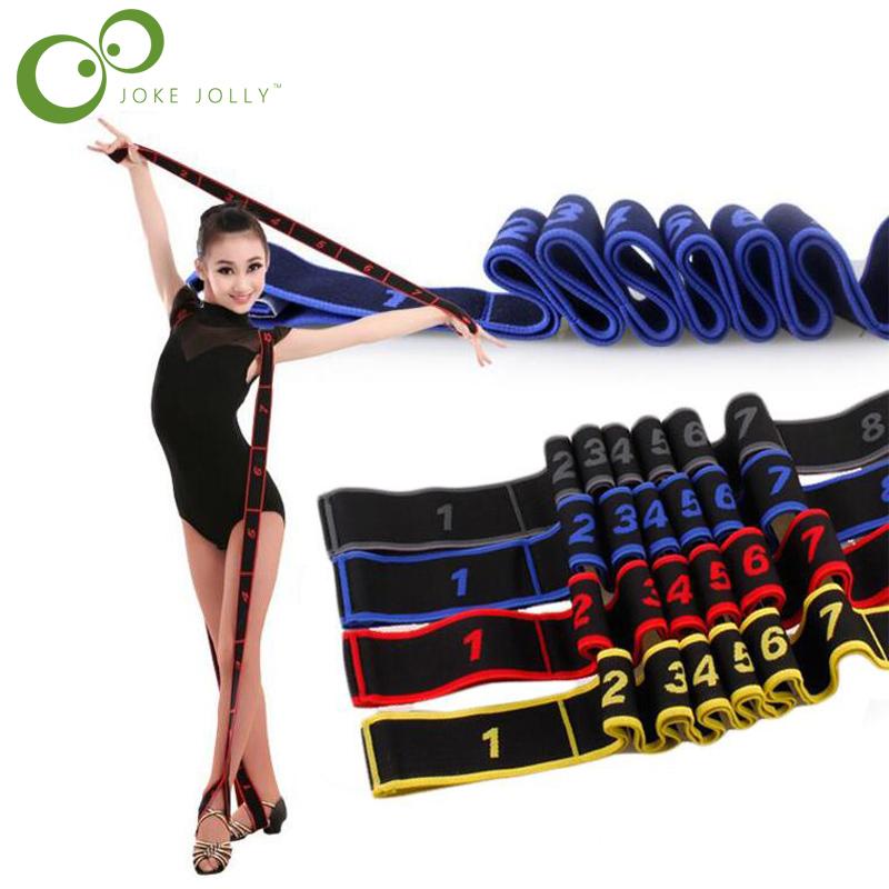 Children Kids Girl Gymnastics Latin Dancing Training Bands Pilates Yoga Stretch Resistance Bands Fitness Elastic Band GYH
