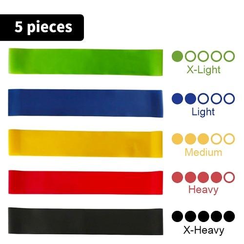 Resistance Bands Set Latex Gym Strength Training Rubber Loops Heavy Thick Elastic Bands Fitness Yoga Crossfit Workout Equipments