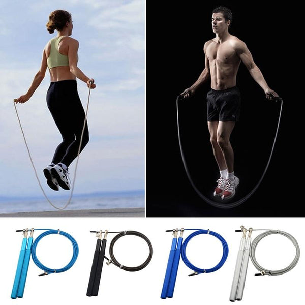 High Speed Skipping Rope Jump Rope Boxing Home Gym Fitness Workout Weighted ASD88