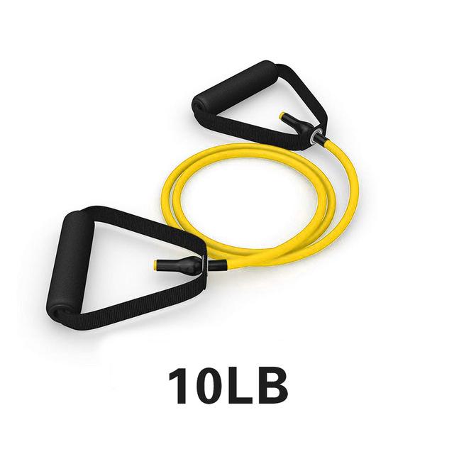 120cm Yoga Pull Rope Resistance Bands Fitness Gum Elastic Bands Fitness Equipment Rubber expander Workout Exercise Training Band