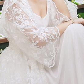 Women Dress Elegant Sleepwear White Lace Nightgown Long Dress Ladies Wedding Dress Party Dress