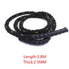 2.8m x 25mm Heavy Jump Rope Crossfit Weighted Battle Skipping Ropes Power Training Improve Strength Fitness Home Gym Equipment