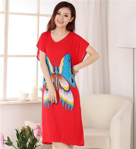New Butterfly Ladies Cotton Robe Women Summer Casual Home Dress Nightgown Sleepwear Long Bathrobe Elegant Wedding Robesnr128