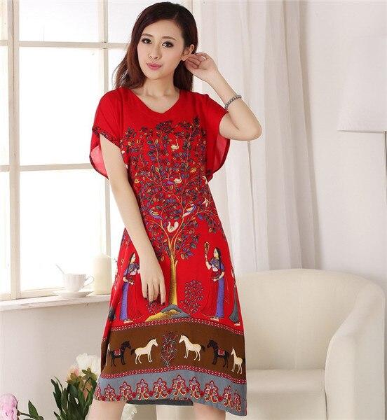 New Butterfly Ladies Cotton Robe Women Summer Casual Home Dress Nightgown Sleepwear Long Bathrobe Elegant Wedding Robesnr128