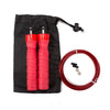 Fitness Jump Rope with Bag Easy to Adjust Premium Weight Speed Skipping Rope for Exercise Workout Crossfit MMA Boxing Training