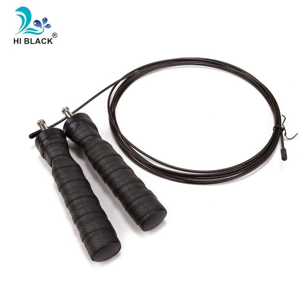 HII BLACK Two-color Weighted Jump Rope for Strength Training Adjustable Cable Wire Speed Skipping Ropes Free Bag