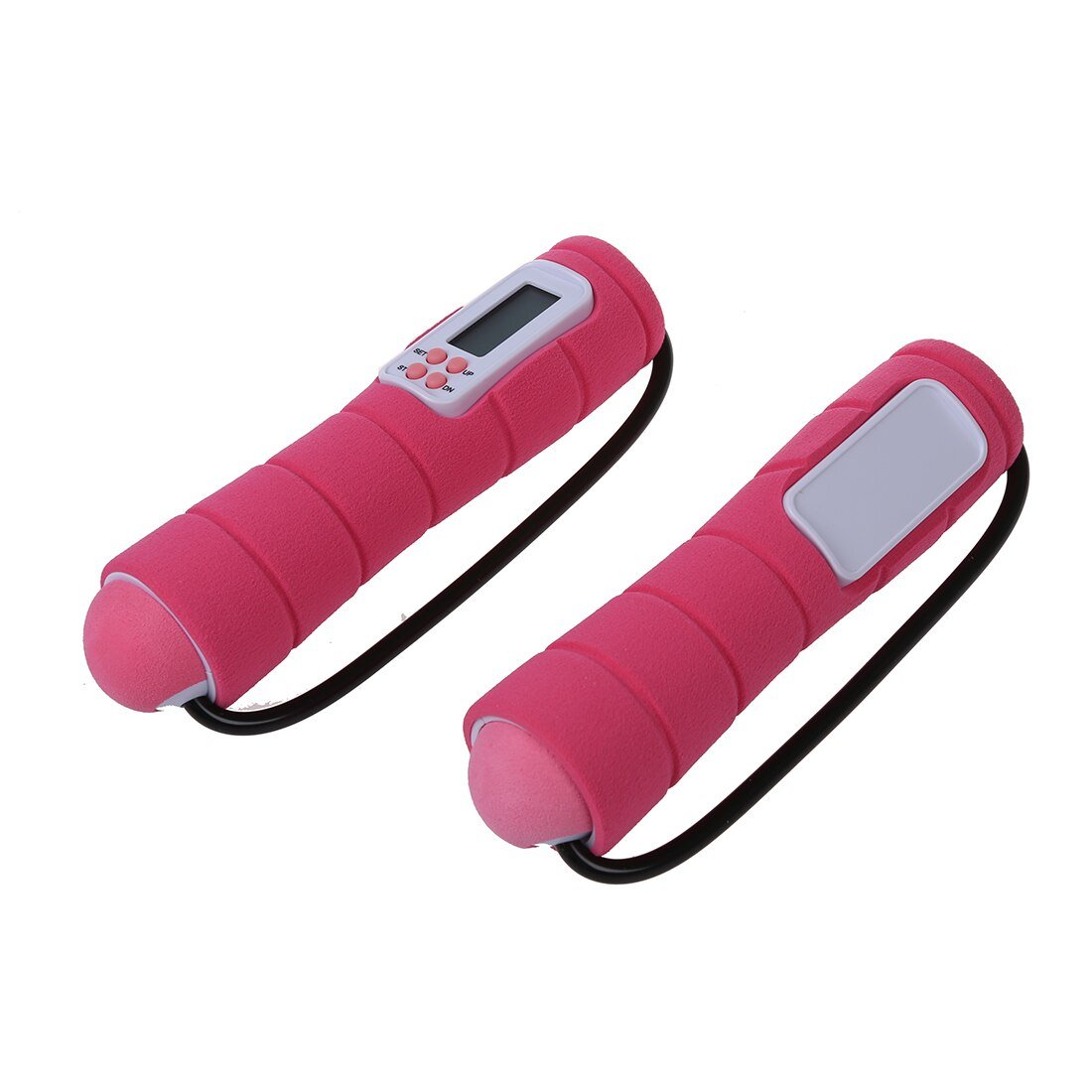 Super sell-Adjustable Digital Calorie Counting LCD Jump Speed Rope Weighted Fitness Boxing