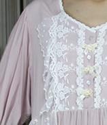 Loose Nightgown Women Long Nightdress Sleepwear Ladies Princess Sleepwear Ankle Length Nightwear Dress